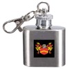 Cattor Family Crest Surname Coat of Arms 1oz Hip Flask