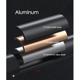 1 Pair Folding Cane, Aluminum Forearm Crutch, Adjustable Height Walking Sticks for Men and Women with Height 140-185cm, Black/Gray (Color : Black)