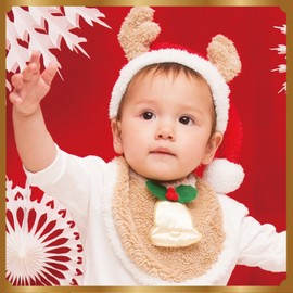 Clearstone Cosplay Christmas Reindeer Tie Set Baby Brown