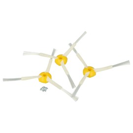 vhbw 3 x Side Brushes Compatible with iRobot Roomba 500 Series, 600 Series, 700 Series Robot Vacuum Cleaning Brush Set, White