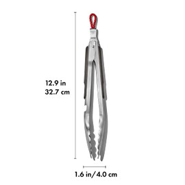 OXO Outdoor 10.5in Stainless Steel Tongs with Bottle Opener