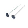 Richight Micro 0.08 inch (2 mm) Natural Stone, Sapphire, Sterling