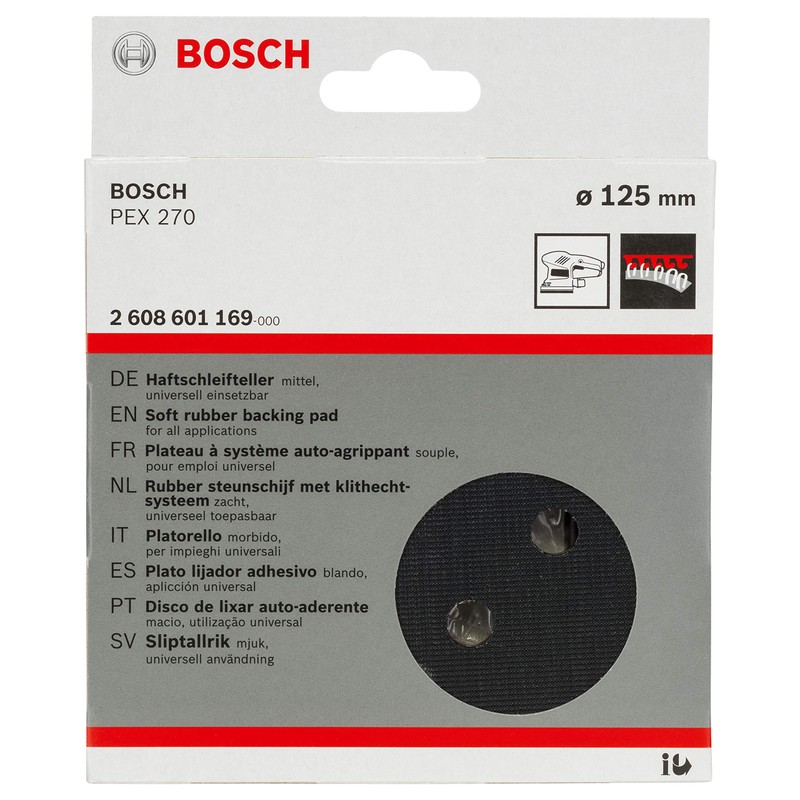 Bosch Professional 2608601169 Sanding Pads (Ø 125 mm, Medium Hard,