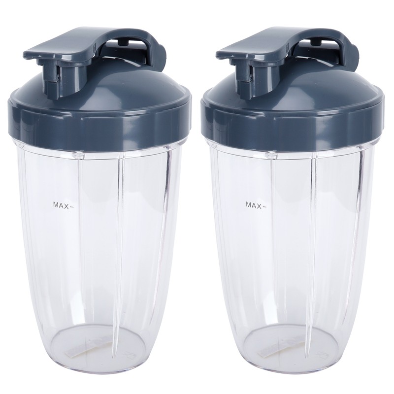 24OZ Transparent Blender Cup Container Lid Set Replacement Fit for