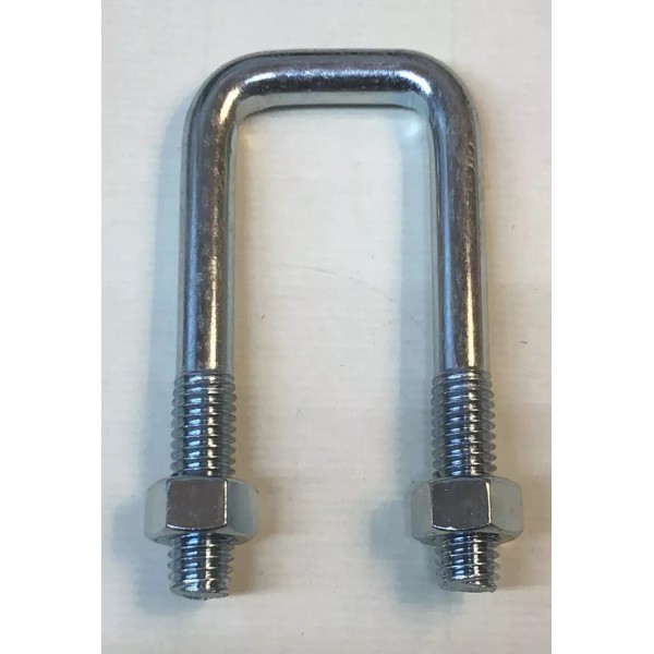 Accurate (25) 1” Square Bent Steel U-Bolts 1-1/8 X 3”