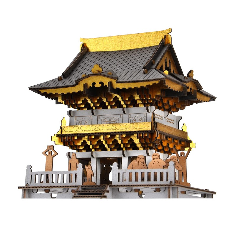 hacomo PUSUPUSU Nikko Toshogu Cardboard Craft Kit