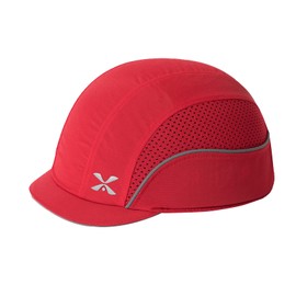 Safety Bump Cap, Baseball Hat Style, Comfortable Head Protection Lightweight Safety Hard hat(Red,Micro Brim)