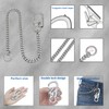 [Ahiller] Men's Wallet Chain, Double Locking Key Chain with Tungsten