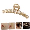 WOONEKY 1pc Cat Eye Alloy Hair Clip for Women and