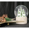 Christmas Snow Globe | Hut Magic Two Deer Christmas Tree