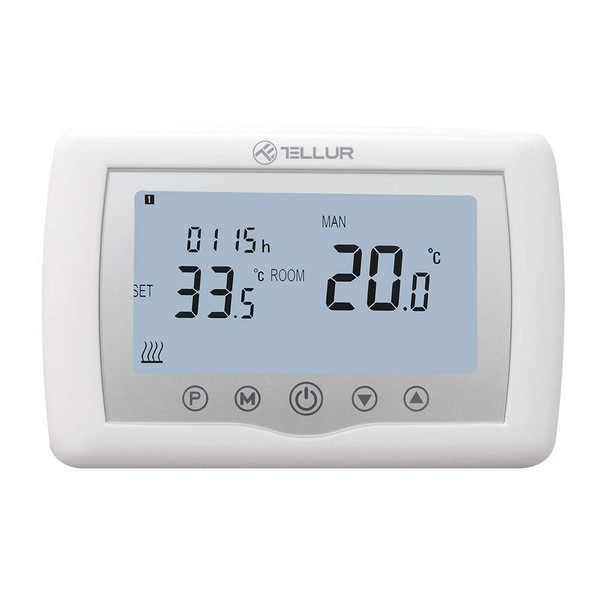 TELLUR Smart WiFi Thermostat, WiFi Room Thermostat Tuya, Internet Control,