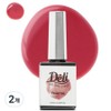 Deli Beauty Syrup Color Gel Nail, SY15 Dried Rose Flower, 10ml, 2 Pieces / 델리뷰티 시럽컬러 젤네일, SY15 말린장미꽃, 10ml, 2개