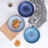Selamica Ceramic Pasta Bowls Set 34 OZ, Large Salad Bowl