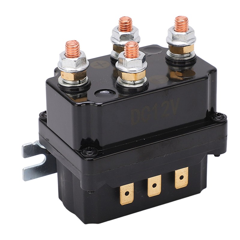 Winch Relay 250A Integrated Waterproof ABS Brass Electric Winch Relay