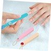 PACKOVE 4 Pcs Anti-Drop Nano Glass Nail Files Double-Sided Rotatable