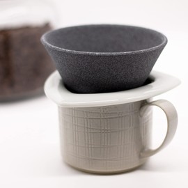Cofil Cofil Standard Ceramic Coffee Filter Dripper with Dedicated Base, White 13904002