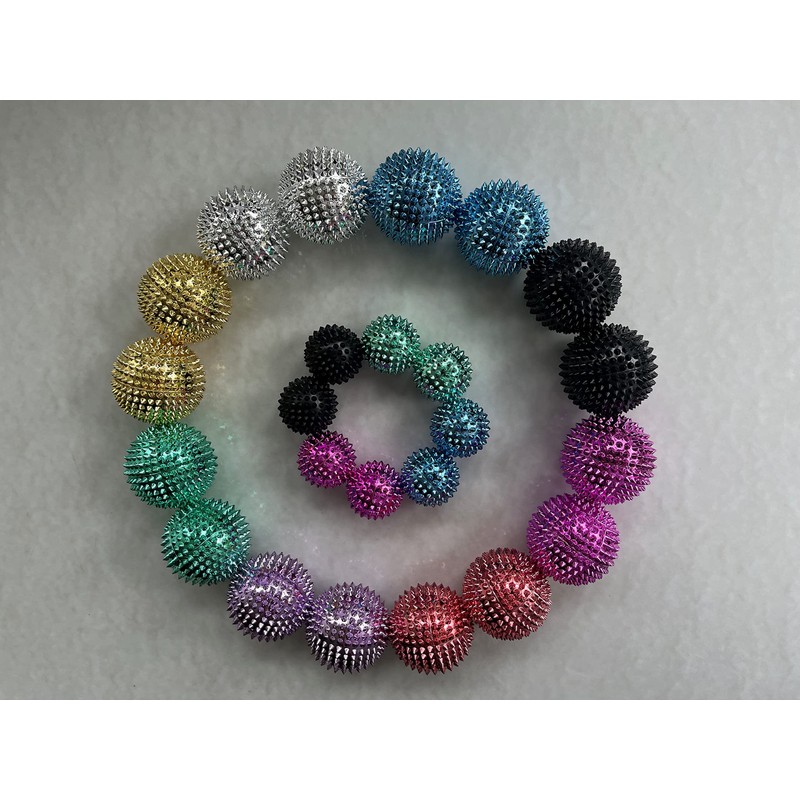 2 x DBT Skills Hedgehog Ball, Magnetic High Stress Acupressure