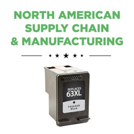 Clover Remanufactured Ink Cartridge Replacement for HP F6U64AN (HP 63XL) | Black | High Yield