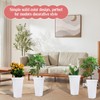 8 Pack Flower Buckets for Cut Flowers 13.4 Inch Plastic