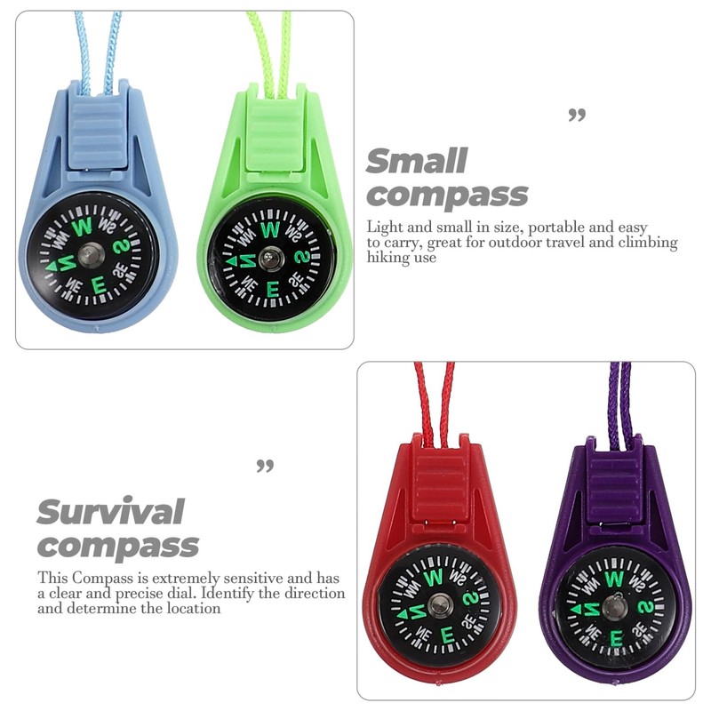 KOMBIUDA Lightweight Portable Pocket Compass Mini Compass for Outdoor Activities