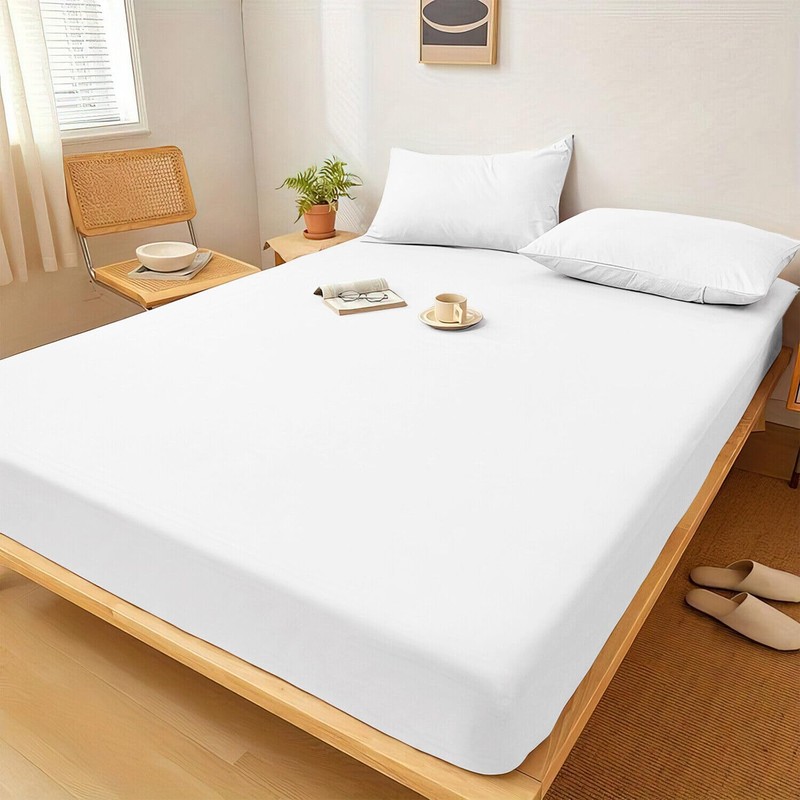 Microfibre Fitted Sheets Luxurious Easy Care Super Soft All Year