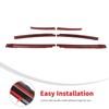 Linskip Grille Inserts Compatible with 2021-2024 Chevy Suburban/Tahoe, Carbon Fiber