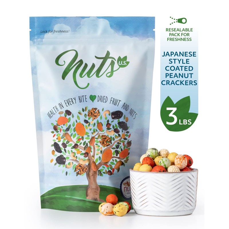 NUTS U.S. - Japanese Coated Peanut Crackers | Japan Mix