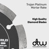 TROJAN Platinum Professional Contractor Mortar Raking Diamond Blade/Diamond Disc -