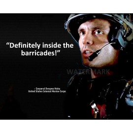 ALIENS CORPORAL HICKS MOVIE QUOTE DEFINITELY INSIDE THE BARRICADES PHOTO 8X10