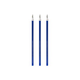 Legami - Erasable Gel Ink Refill Set of 3 - Height 13cm - Thermosensitive Ink - Blue Tip 0.7mm