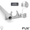 FUX Pack of 10 Pipe Clamps M16-M50, 16 mm -