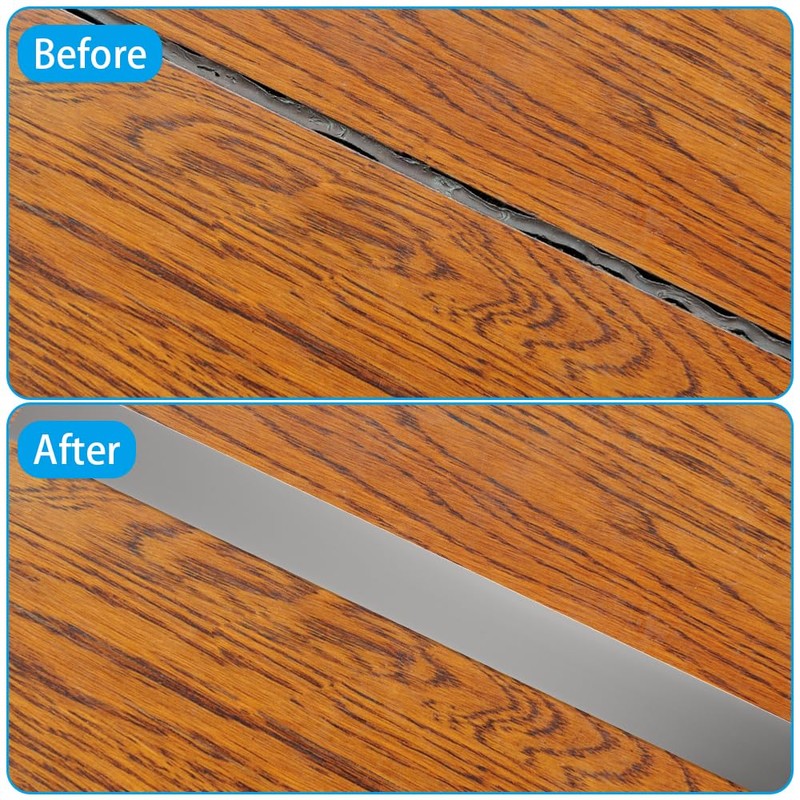 PAMISO 8Ft Floor Transition Strip, 3in Wide Self Adhesive Vinyl