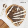 CHUSHIJI 15-Piece Kitchen Knife Set with Block, Premium High Carbon