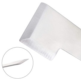 2 Pieces Stainless Steel Beekeeping Scraper Half-Red J-Hook Hive Tool Tail Bending Scraper J-type Scraper Hive Tools for Beekeepers