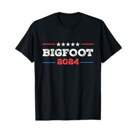 Funny Vintage Bigfoot for President USA Elections 2024 T-Shirt