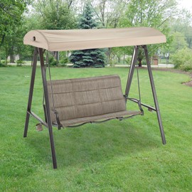 Garden Winds Replacement Canopy Top Cover for The Statesville Swing - Riplock 350
