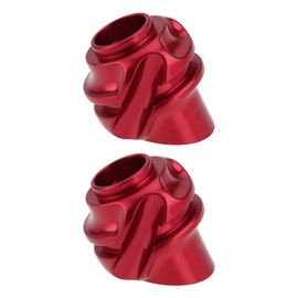 SG Store 2pcs 45° Composite Aluminum Alloy Pulley Shooting Aiming Peephole Aiming Bow Target Tool Accessories for Bow and Arrow Shooting, Red