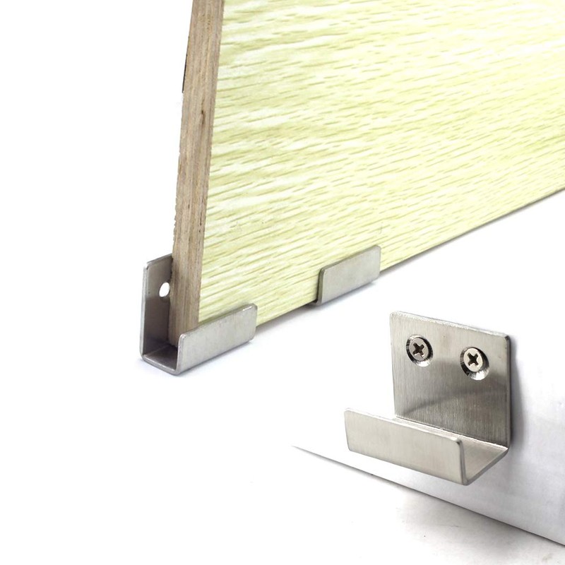 Flomore Ceramic Tile Display Bracket Hanger Stainless Steel Wall Mounted