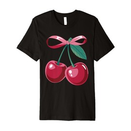 Cute Cherries | Cherry Bow | Cherry Fashion Premium T-Shirt