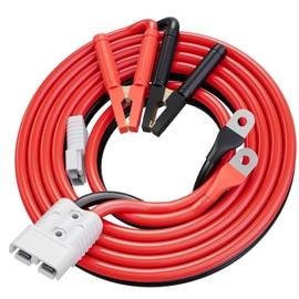 POADTOR 1 Gauge 30 FT Heavy Duty Jumper Cables for Car Battery, 900Amp Quick Connect Booster Cables for Jump Starting Dead or Weak Batteries, Suitable for 8L Gas & 6L Diesel, Carrying Bag Included