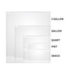 Slider 2 Gallon Food Storage Bags- 100 Count, BPA-Free, 2
