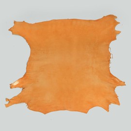 Tooling Leather Hides, Whole Nappa Antique Soft Lambskin Leather for Arts and Crafts - No Holes & Cuts | Quality Rawhide Leather 5-6 Sq ft (Pack of 8) - Soft Persian Brown
