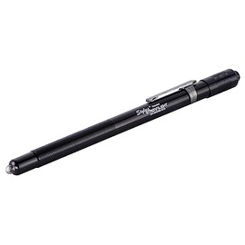 Streamlight 65020 Stylus 7-Lumen Green LED Pen Light for Law Enforcement, Hunters, Inspectors, and First Responders with 3 AAAA Alkaline Batteries, Black