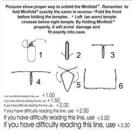 Calabria Metal Folding Reading Glasses +2.50 Gold/Black Flip Top Hard Case Corning Glass Lens Pocket Readers Travel Foldable