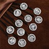 PAURO Men's Chinese Zodiac Animal Round Hollow Pendant Necklace Sheep