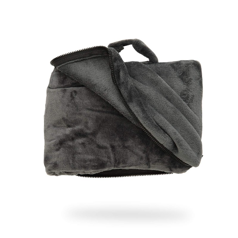 Cabeau Fold 'n Go Travel Blanket - Charcoal
