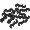 Saipor 20pcs Bike Cable Clasps S-Hook Clips Bicycle Rotatable for