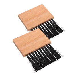 WOONEKY 2pcs Durable Cleaning Brushes for Baseball and Softball Ergonomic Grip for Home Plate Maintenance Essential Umpire Accessories for Sports Enthusiasts