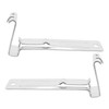 TEHAUX 2pcs Punch Wall Hooks for Vinyl Siding Photo Holder