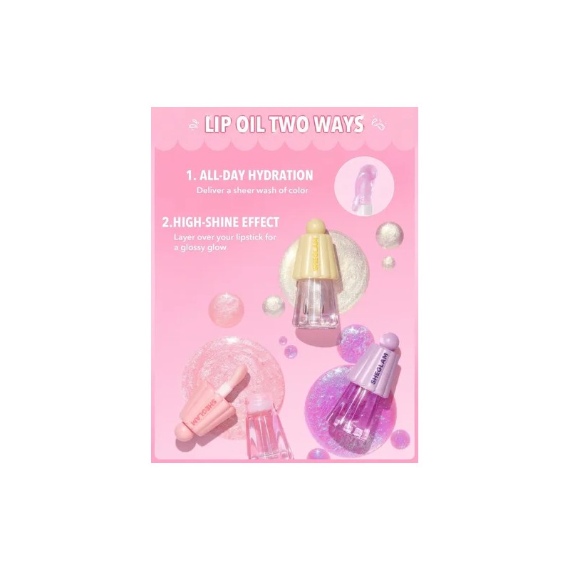 Sheglam Jelly Wow Aceite Labial Hidratante - Pinkies Up